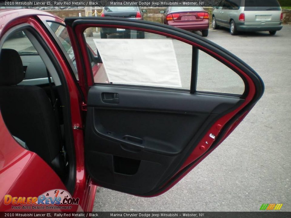 2010 Mitsubishi Lancer ES Rally Red Metallic / Black Photo #22
