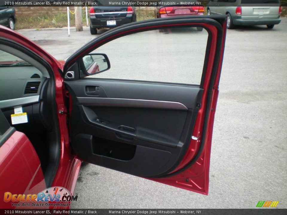 2010 Mitsubishi Lancer ES Rally Red Metallic / Black Photo #24