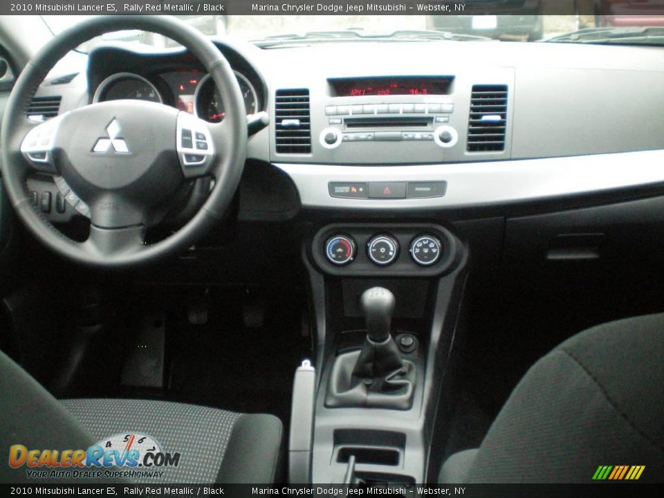 2010 Mitsubishi Lancer ES Rally Red Metallic / Black Photo #27