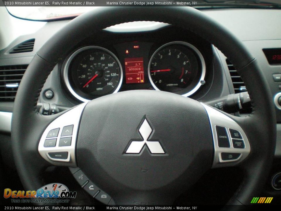 2010 Mitsubishi Lancer ES Rally Red Metallic / Black Photo #28