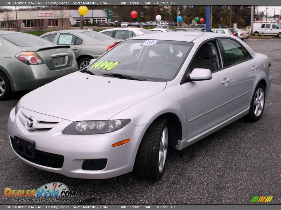 2008 Mazda MAZDA6 i Touring Sedan Silver Metallic / Gray Photo #1