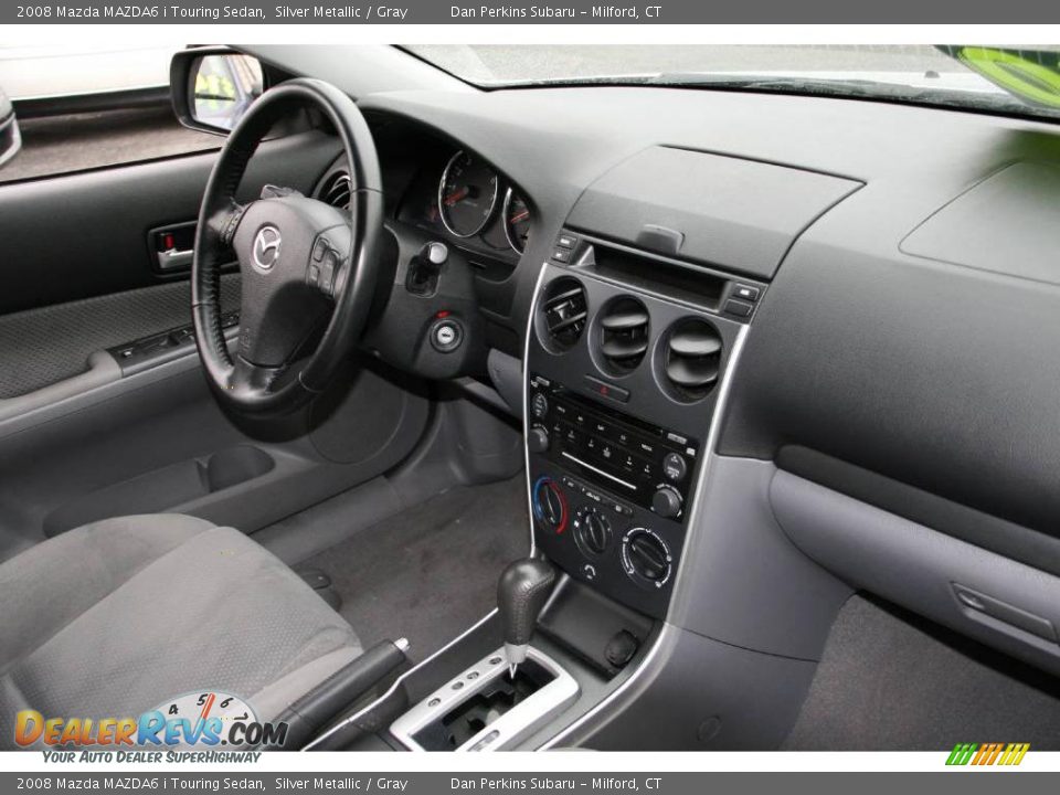 2008 Mazda MAZDA6 i Touring Sedan Silver Metallic / Gray Photo #13