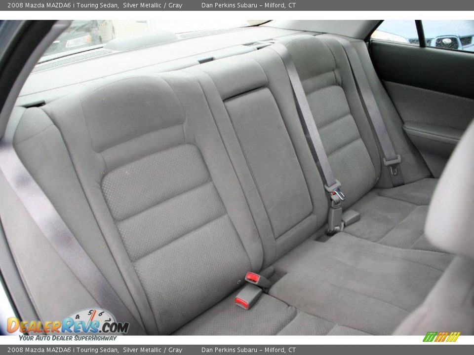 2008 Mazda MAZDA6 i Touring Sedan Silver Metallic / Gray Photo #14