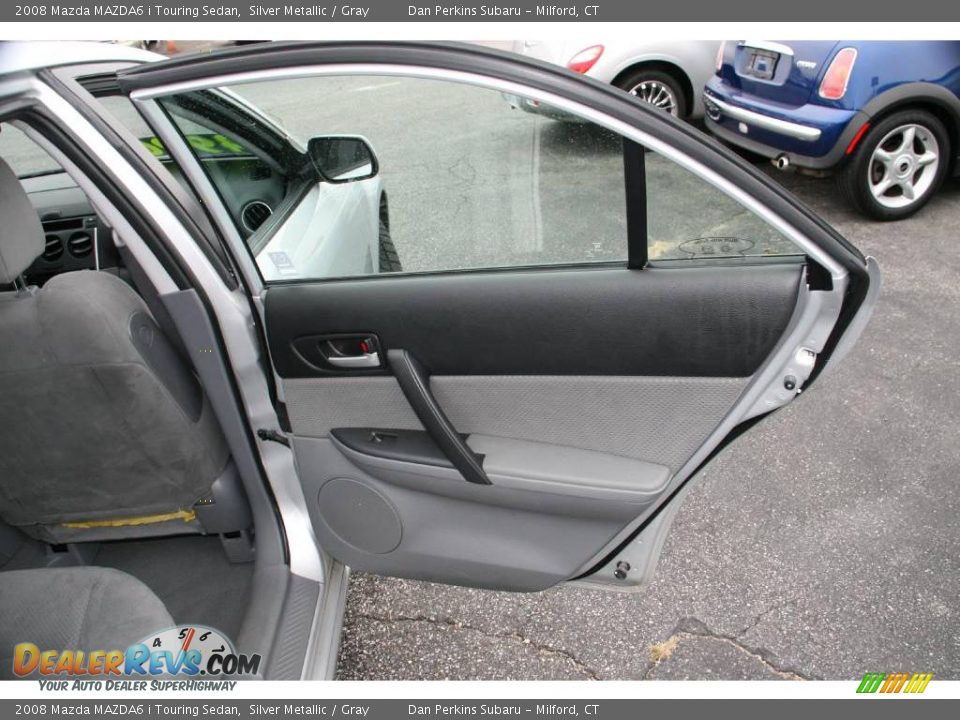 2008 Mazda MAZDA6 i Touring Sedan Silver Metallic / Gray Photo #16