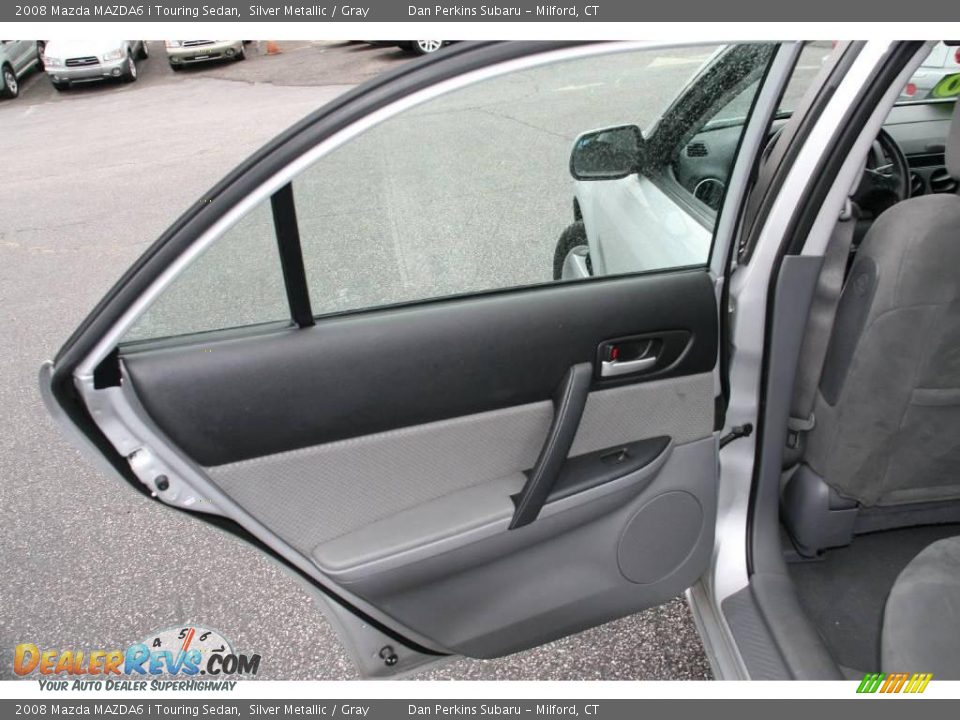 2008 Mazda MAZDA6 i Touring Sedan Silver Metallic / Gray Photo #17