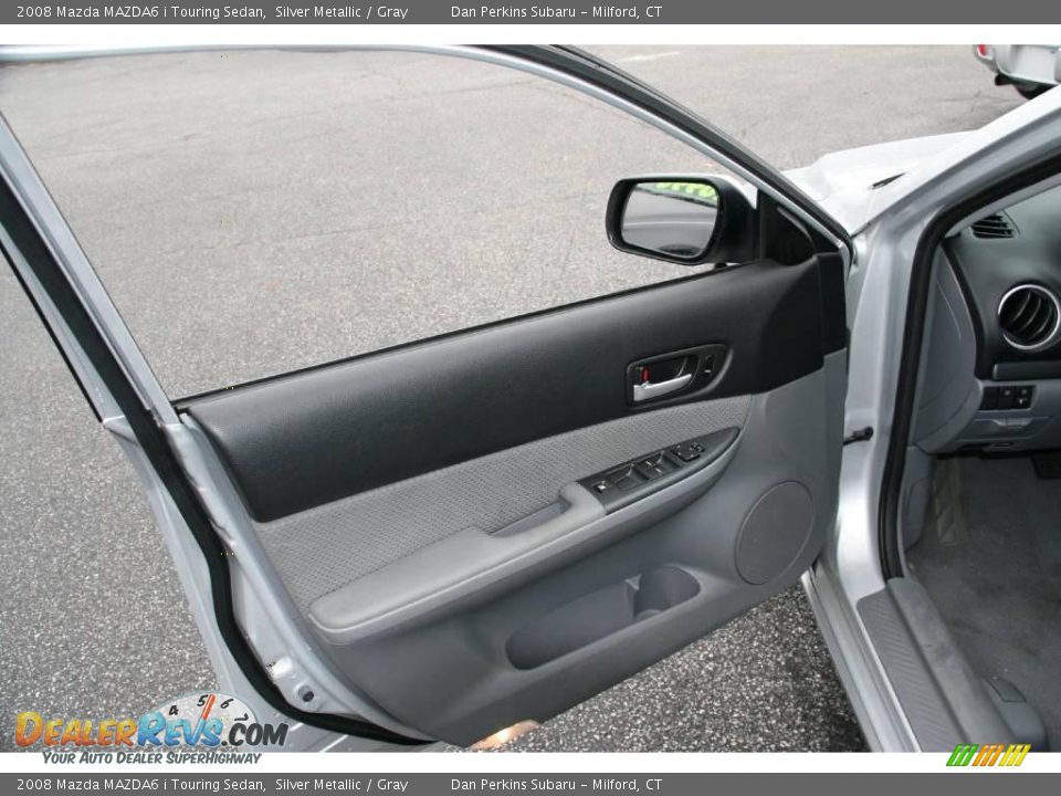 2008 Mazda MAZDA6 i Touring Sedan Silver Metallic / Gray Photo #18
