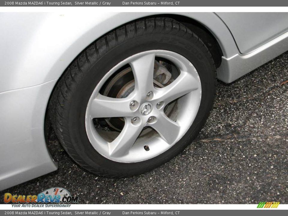 2008 Mazda MAZDA6 i Touring Sedan Silver Metallic / Gray Photo #20