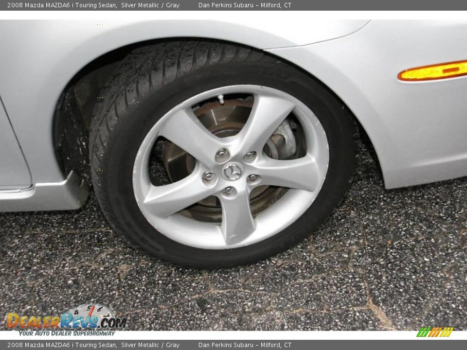 2008 Mazda MAZDA6 i Touring Sedan Silver Metallic / Gray Photo #21