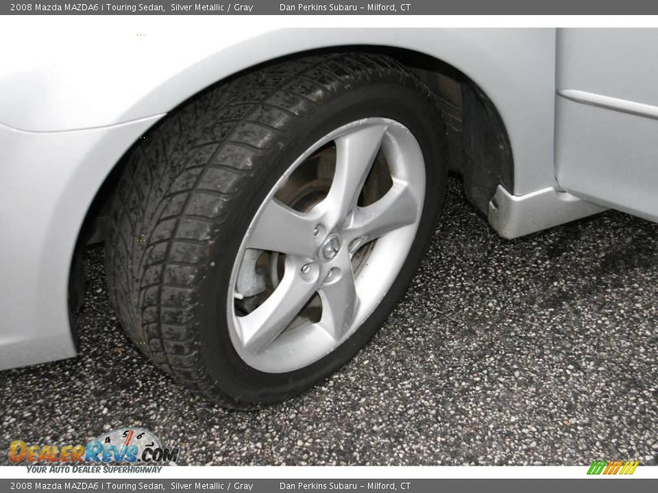 2008 Mazda MAZDA6 i Touring Sedan Silver Metallic / Gray Photo #22