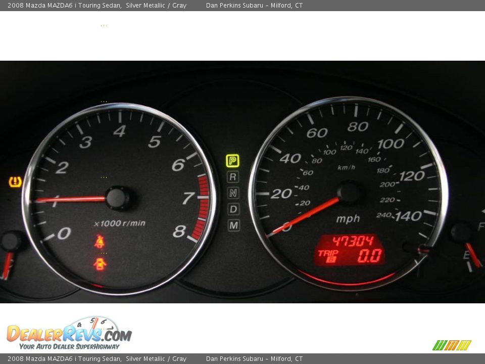 2008 Mazda MAZDA6 i Touring Sedan Silver Metallic / Gray Photo #25