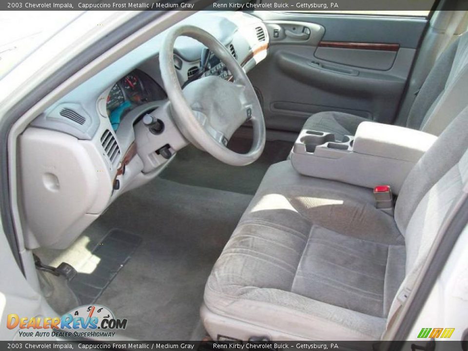 2003 Chevrolet Impala Cappuccino Frost Metallic / Medium Gray Photo #5