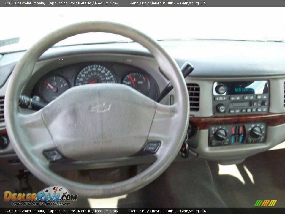 2003 Chevrolet Impala Cappuccino Frost Metallic / Medium Gray Photo #9