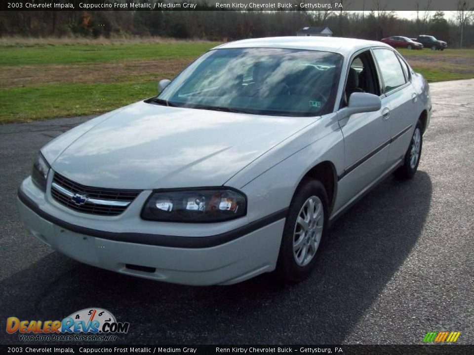 2003 Chevrolet Impala Cappuccino Frost Metallic / Medium Gray Photo #10