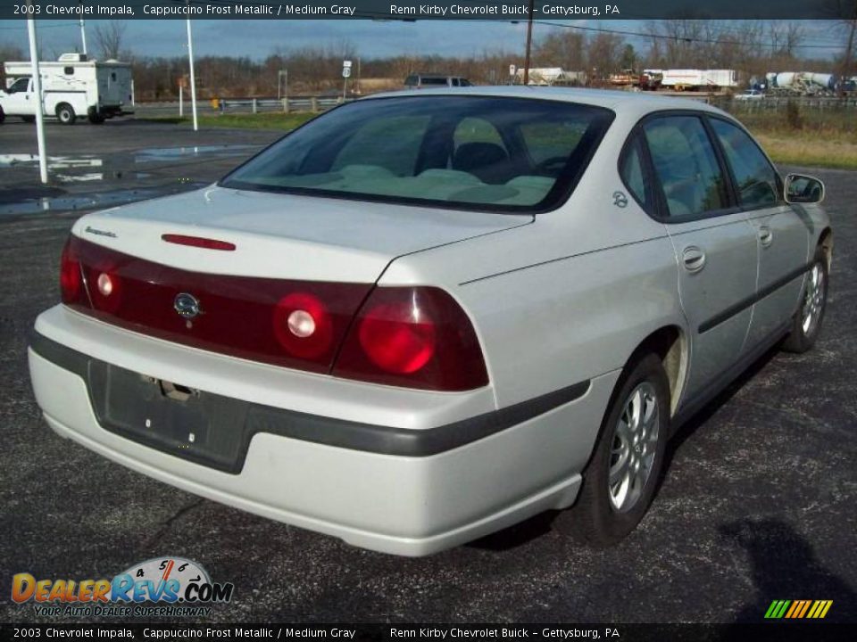 2003 Chevrolet Impala Cappuccino Frost Metallic / Medium Gray Photo #11