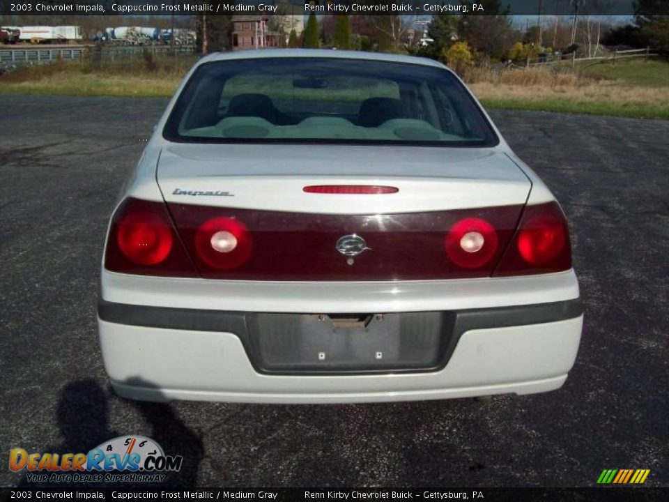 2003 Chevrolet Impala Cappuccino Frost Metallic / Medium Gray Photo #12