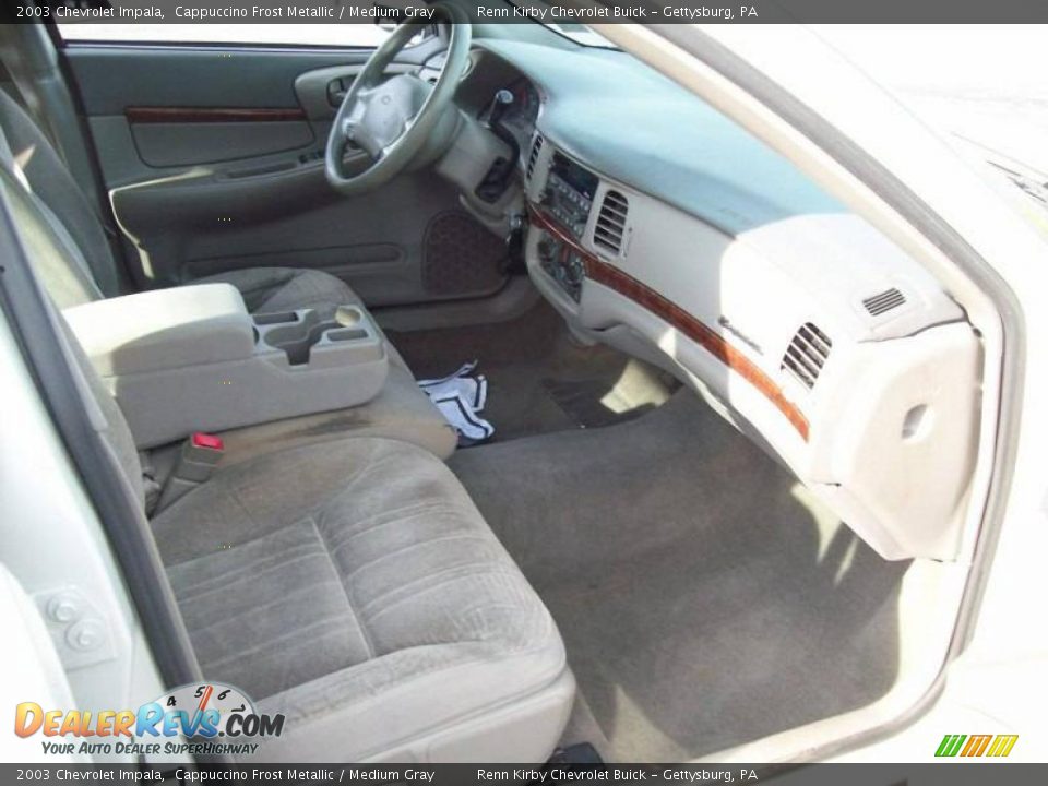 2003 Chevrolet Impala Cappuccino Frost Metallic / Medium Gray Photo #16