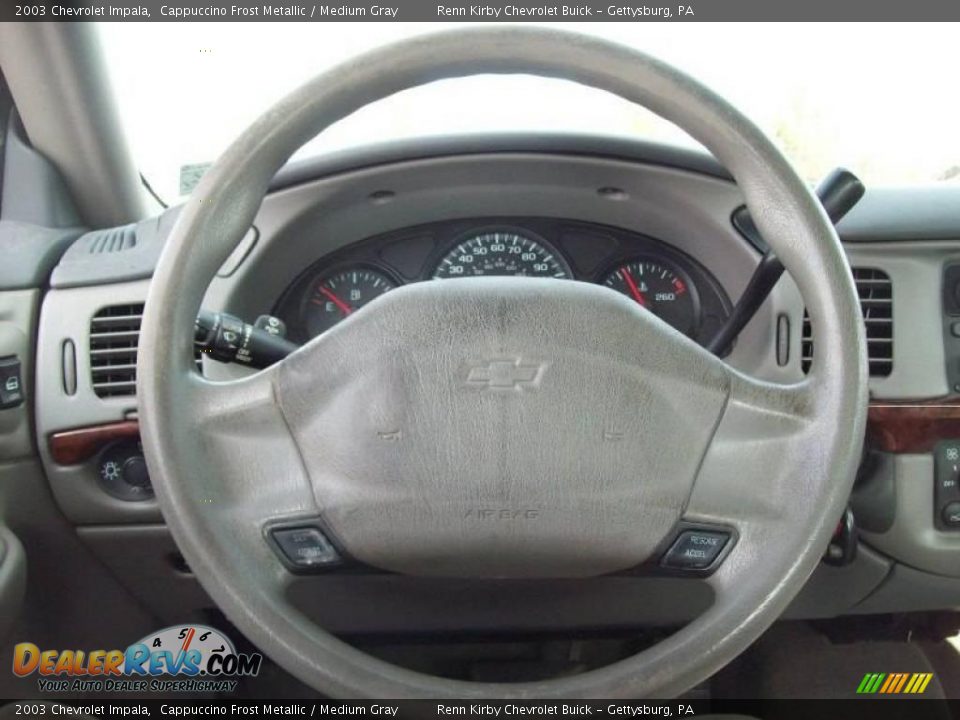 2003 Chevrolet Impala Cappuccino Frost Metallic / Medium Gray Photo #17