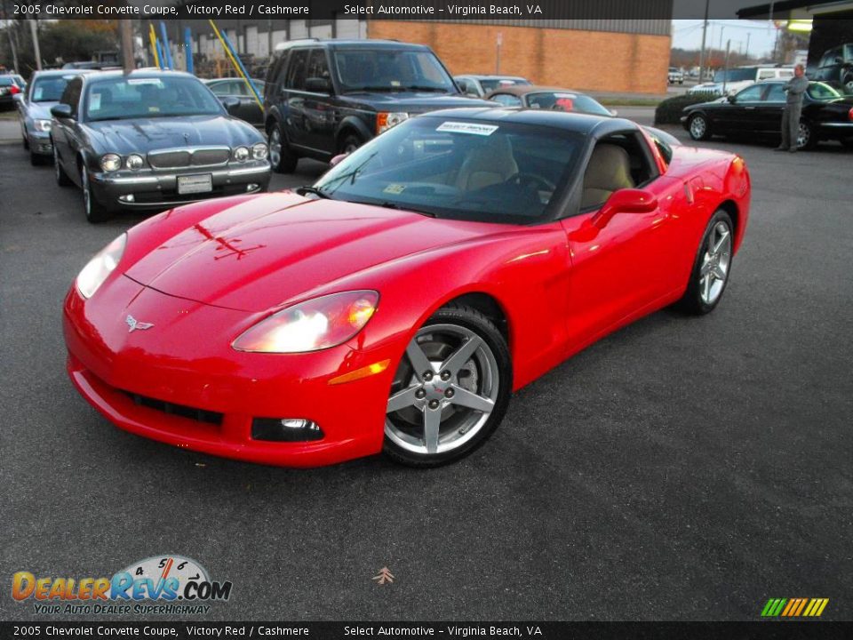 2005 Chevrolet Corvette Coupe Victory Red / Cashmere Photo #1