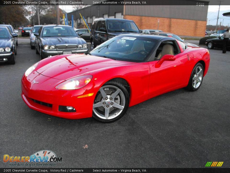 2005 Chevrolet Corvette Coupe Victory Red / Cashmere Photo #2