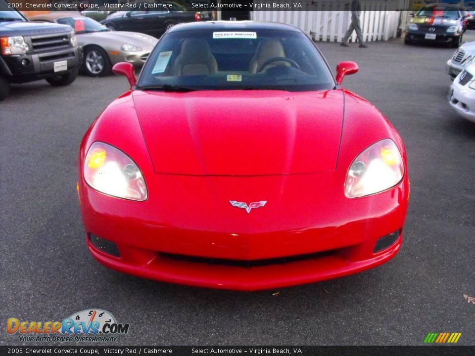 2005 Chevrolet Corvette Coupe Victory Red / Cashmere Photo #3