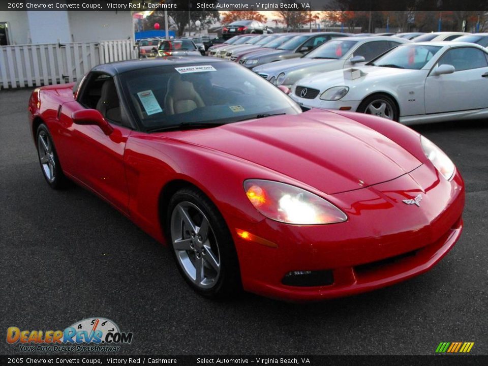 2005 Chevrolet Corvette Coupe Victory Red / Cashmere Photo #4