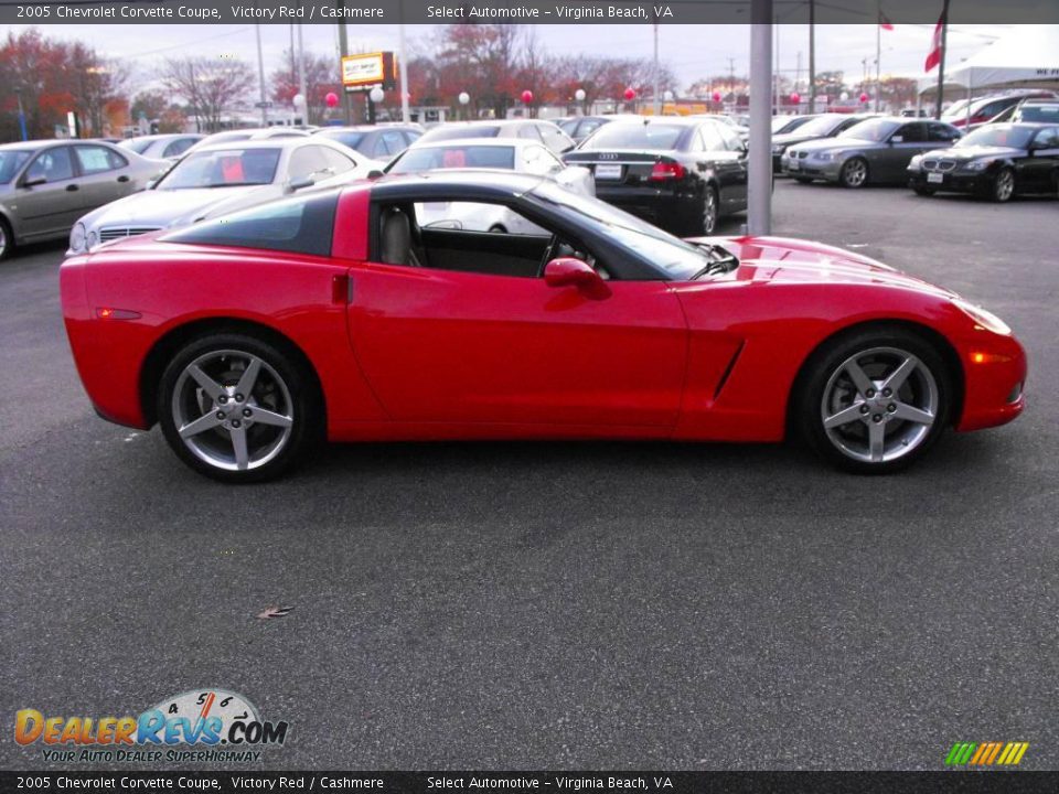 2005 Chevrolet Corvette Coupe Victory Red / Cashmere Photo #5