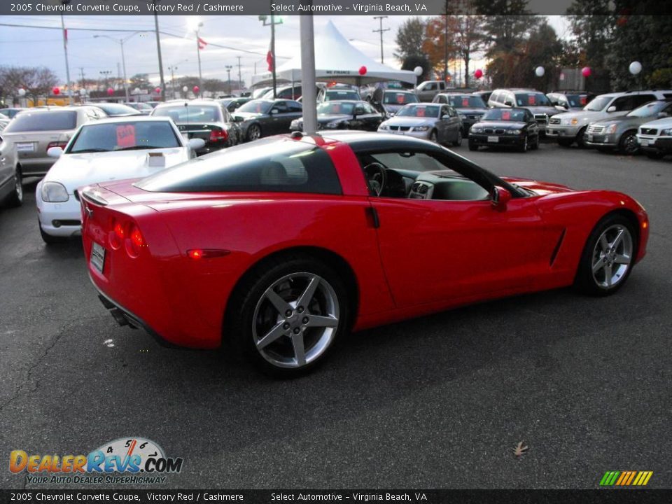 2005 Chevrolet Corvette Coupe Victory Red / Cashmere Photo #6