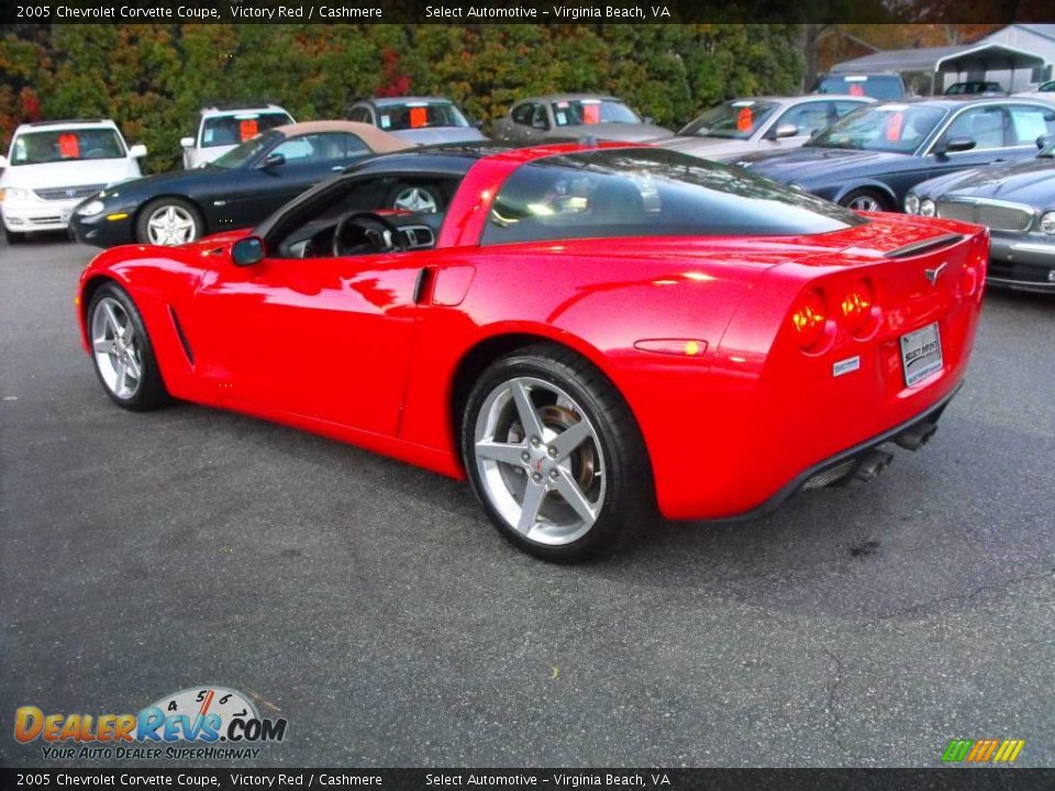 2005 Chevrolet Corvette Coupe Victory Red / Cashmere Photo #8
