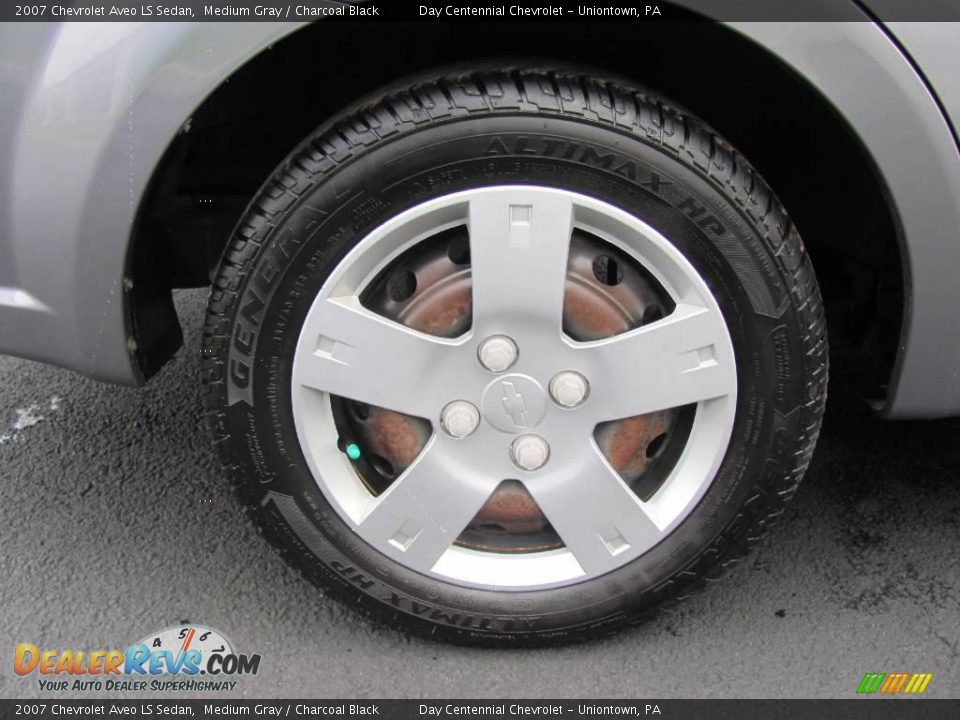 2007 Chevrolet Aveo LS Sedan Medium Gray / Charcoal Black Photo #6