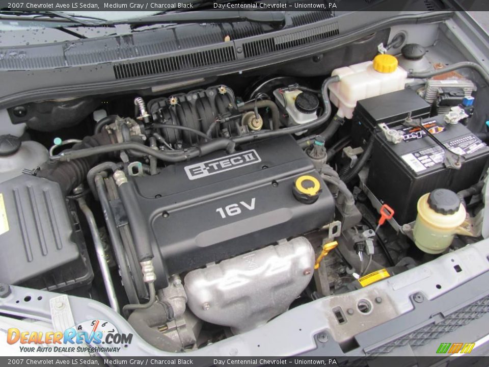 2007 Chevrolet Aveo LS Sedan Medium Gray / Charcoal Black Photo #7