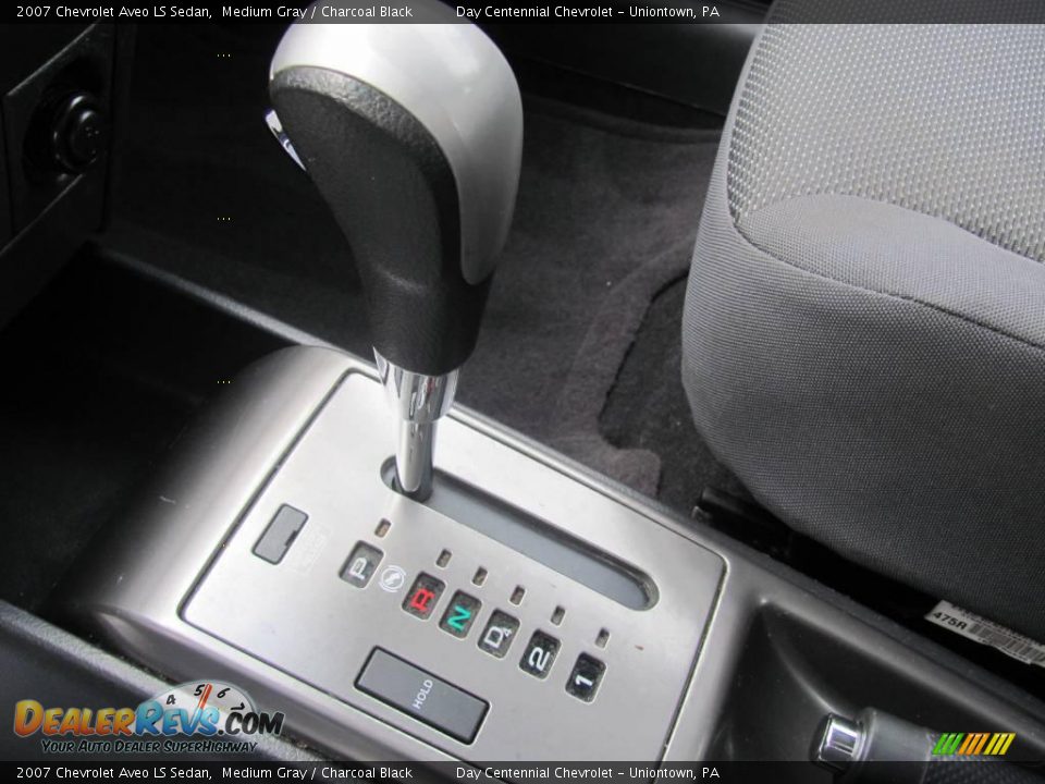 2007 Chevrolet Aveo LS Sedan Medium Gray / Charcoal Black Photo #12
