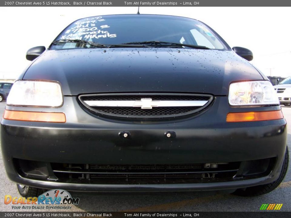 2007 Chevrolet Aveo 5 LS Hatchback Black / Charcoal Black Photo #3