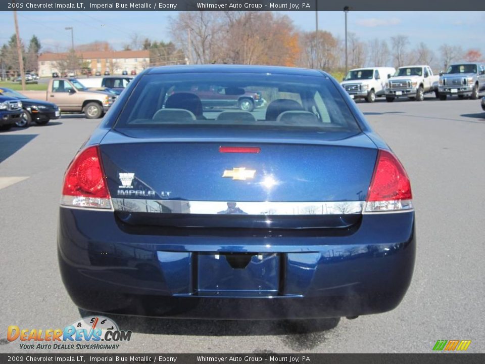 2009 Chevrolet Impala LT Imperial Blue Metallic / Ebony Photo #8