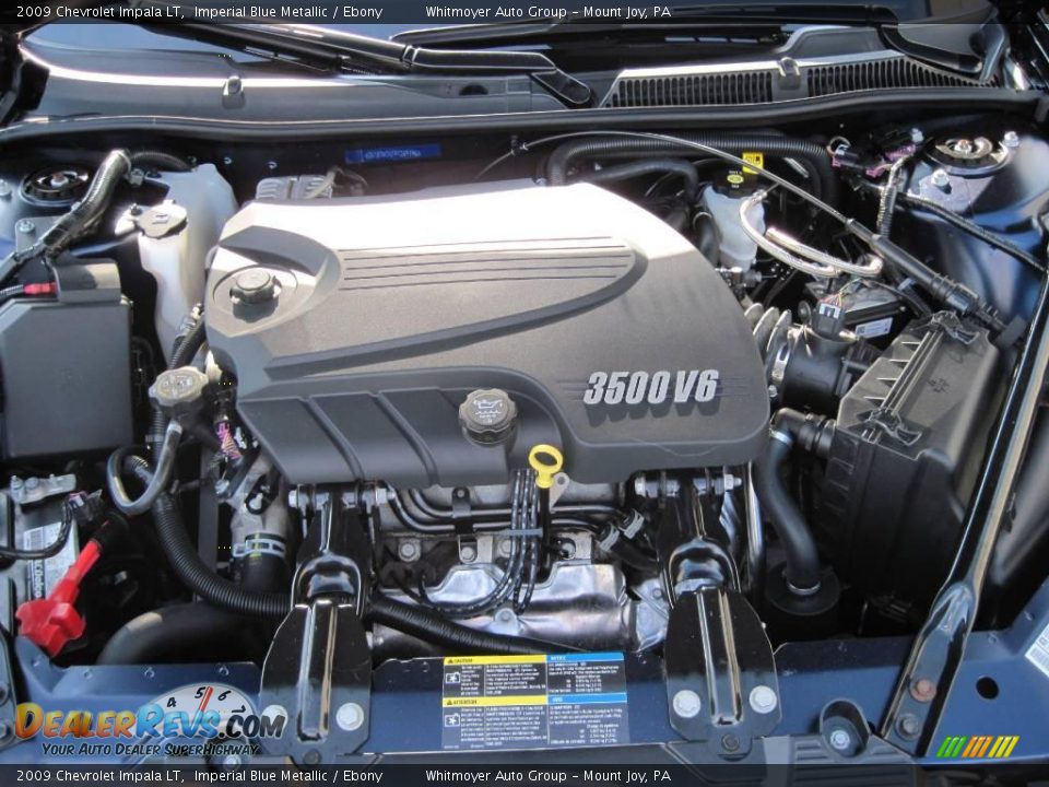 2009 Chevrolet Impala LT Imperial Blue Metallic / Ebony Photo #9