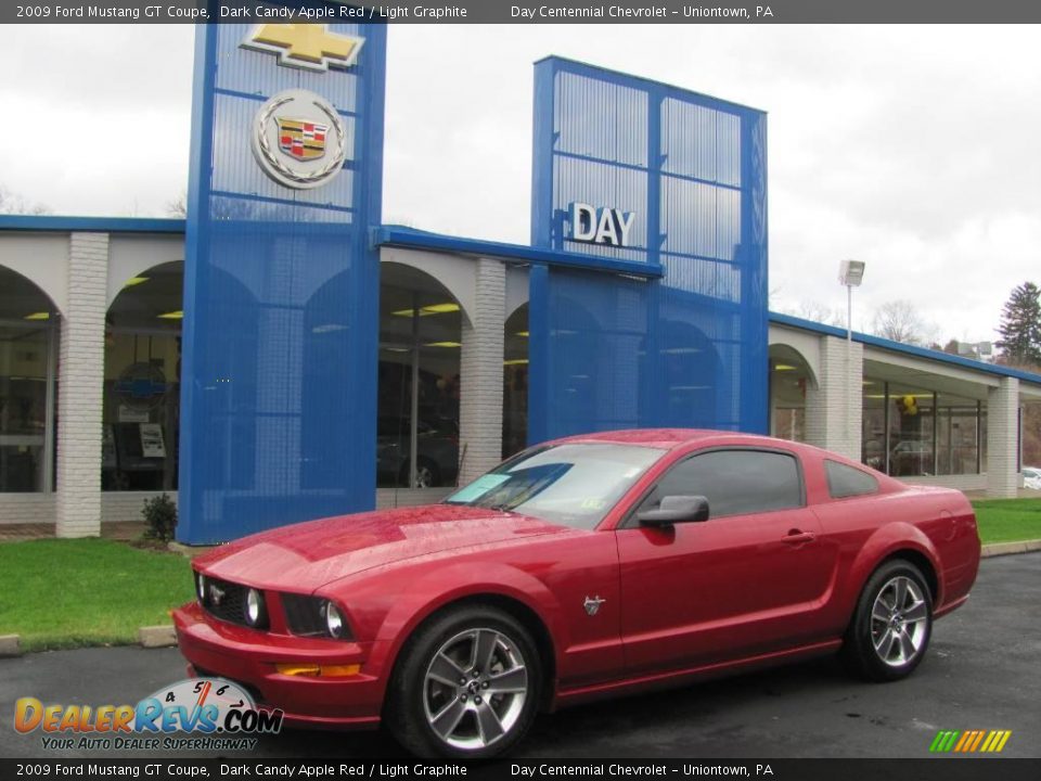 2009 Ford Mustang GT Coupe Dark Candy Apple Red / Light Graphite Photo #1