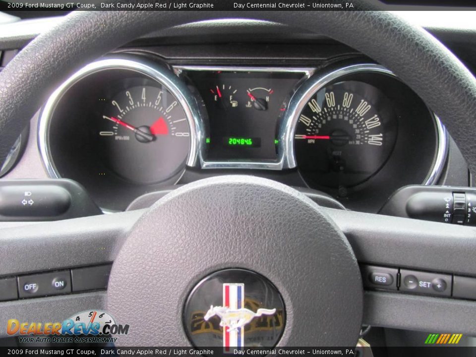 2009 Ford Mustang GT Coupe Dark Candy Apple Red / Light Graphite Photo #8