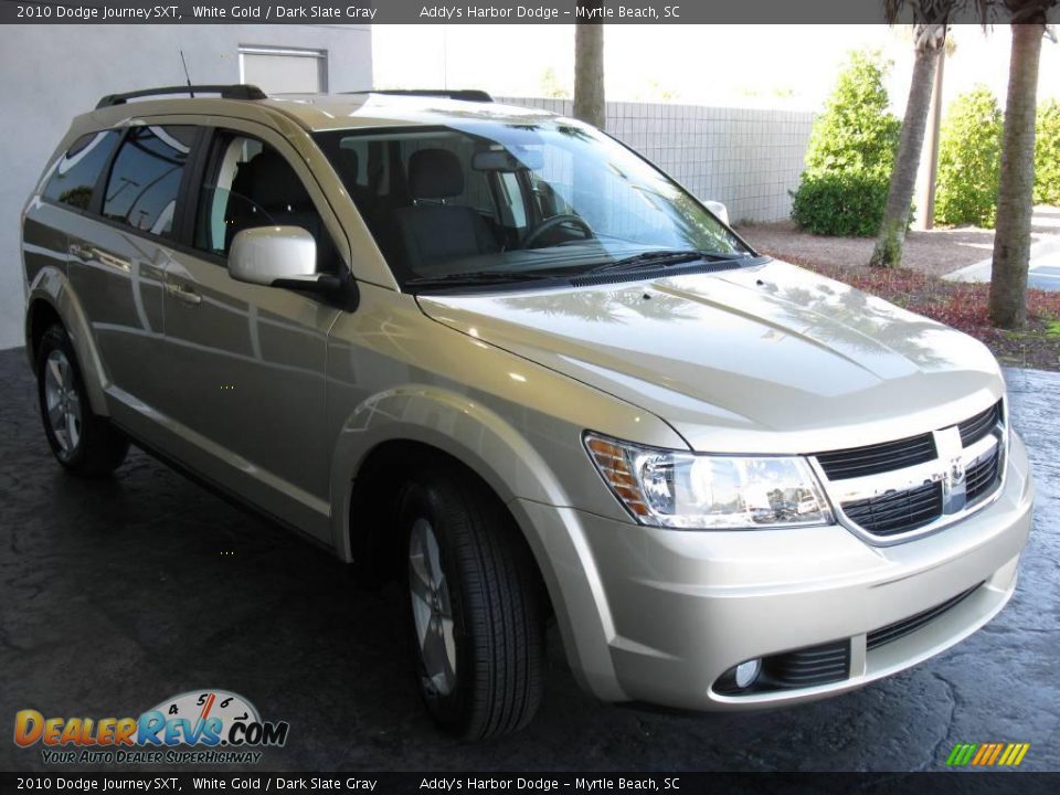 2010 Dodge Journey SXT White Gold / Dark Slate Gray Photo #3