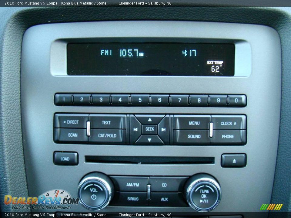 2010 Ford Mustang V6 Coupe Kona Blue Metallic / Stone Photo #17