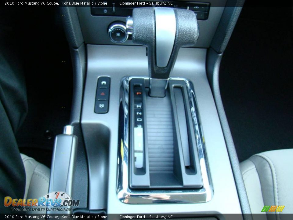 2010 Ford Mustang V6 Coupe Kona Blue Metallic / Stone Photo #19