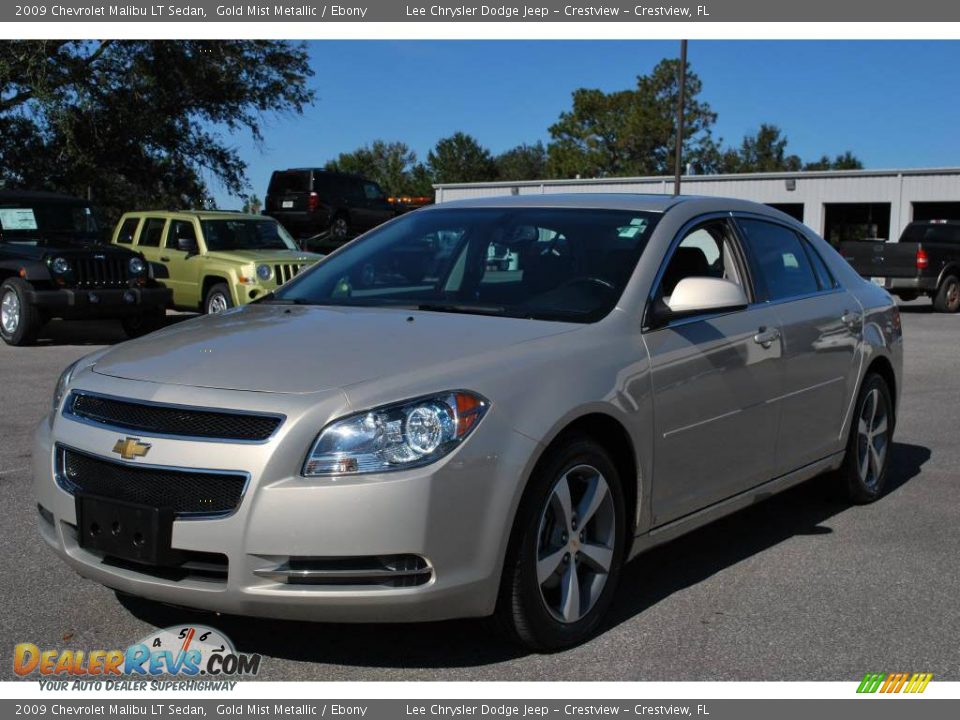 2009 Chevrolet Malibu LT Sedan Gold Mist Metallic / Ebony Photo #1