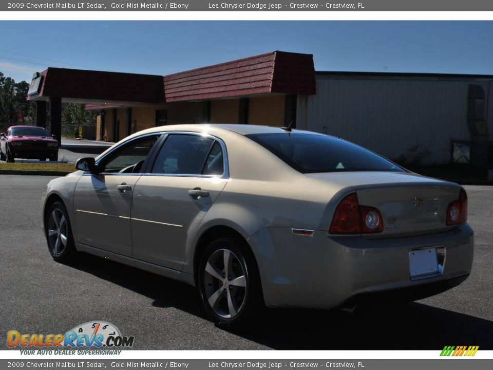 2009 Chevrolet Malibu LT Sedan Gold Mist Metallic / Ebony Photo #3