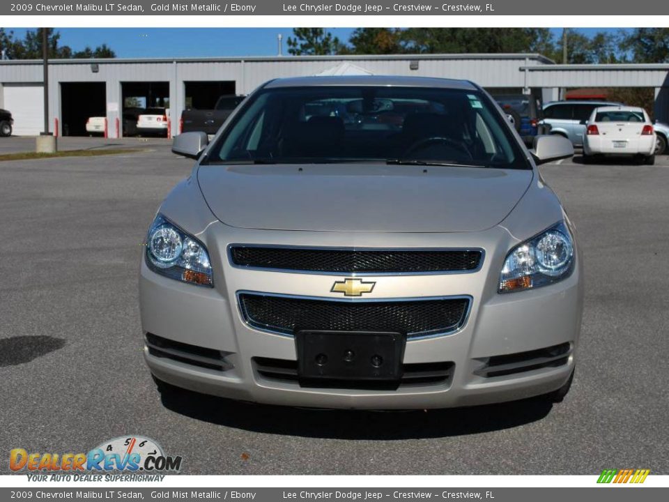 2009 Chevrolet Malibu LT Sedan Gold Mist Metallic / Ebony Photo #8
