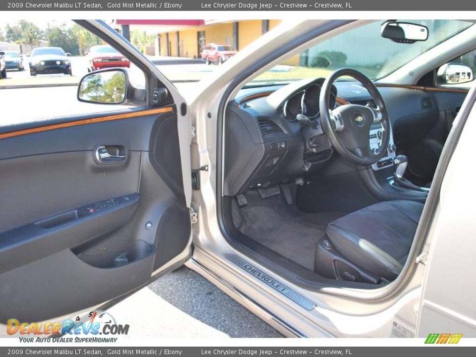 2009 Chevrolet Malibu LT Sedan Gold Mist Metallic / Ebony Photo #13