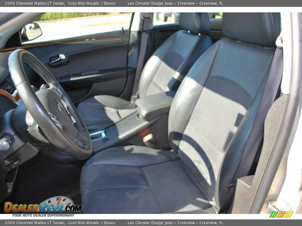 2009 Chevrolet Malibu LT Sedan Gold Mist Metallic / Ebony Photo #14
