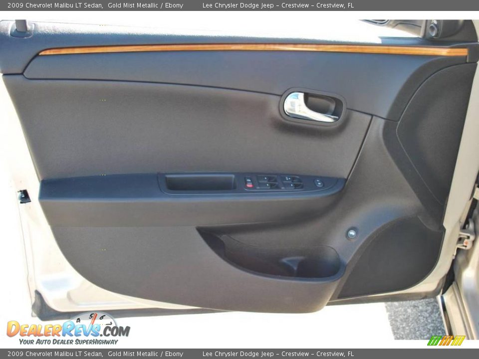 2009 Chevrolet Malibu LT Sedan Gold Mist Metallic / Ebony Photo #16