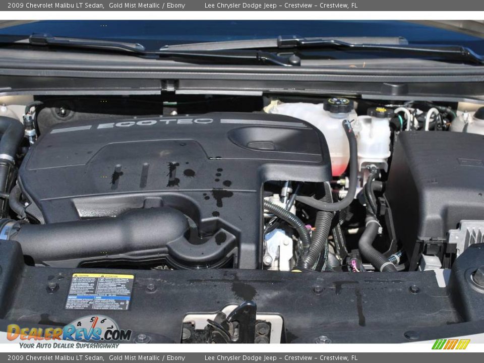2009 Chevrolet Malibu LT Sedan Gold Mist Metallic / Ebony Photo #26