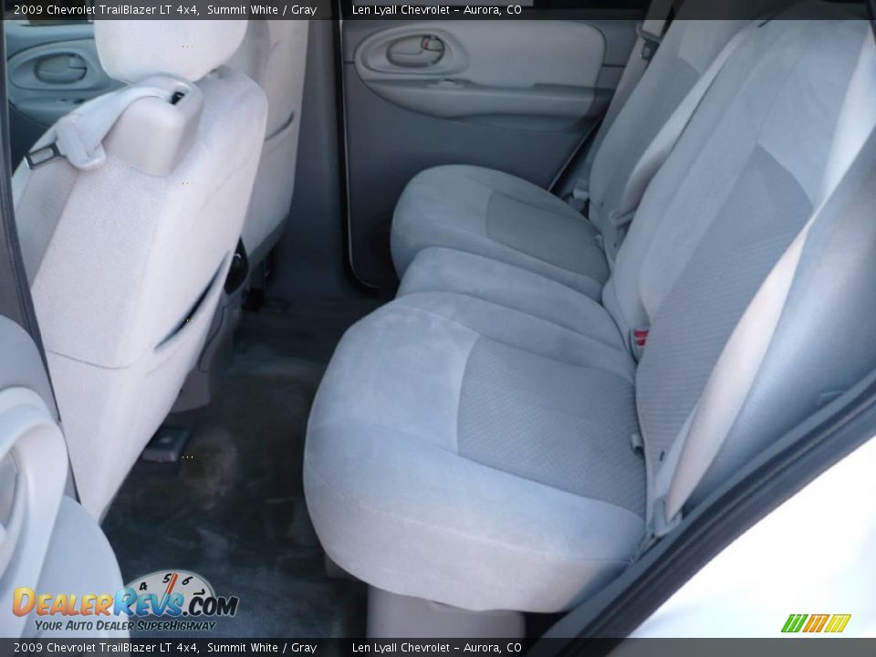 2009 Chevrolet TrailBlazer LT 4x4 Summit White / Gray Photo #10