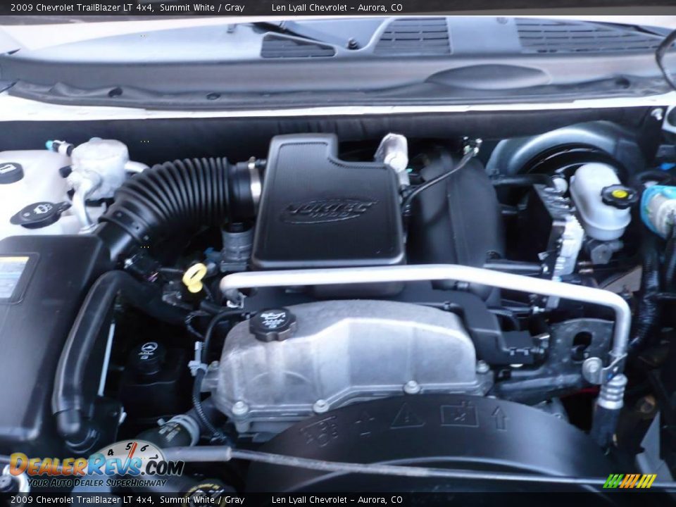 2009 Chevrolet TrailBlazer LT 4x4 Summit White / Gray Photo #21