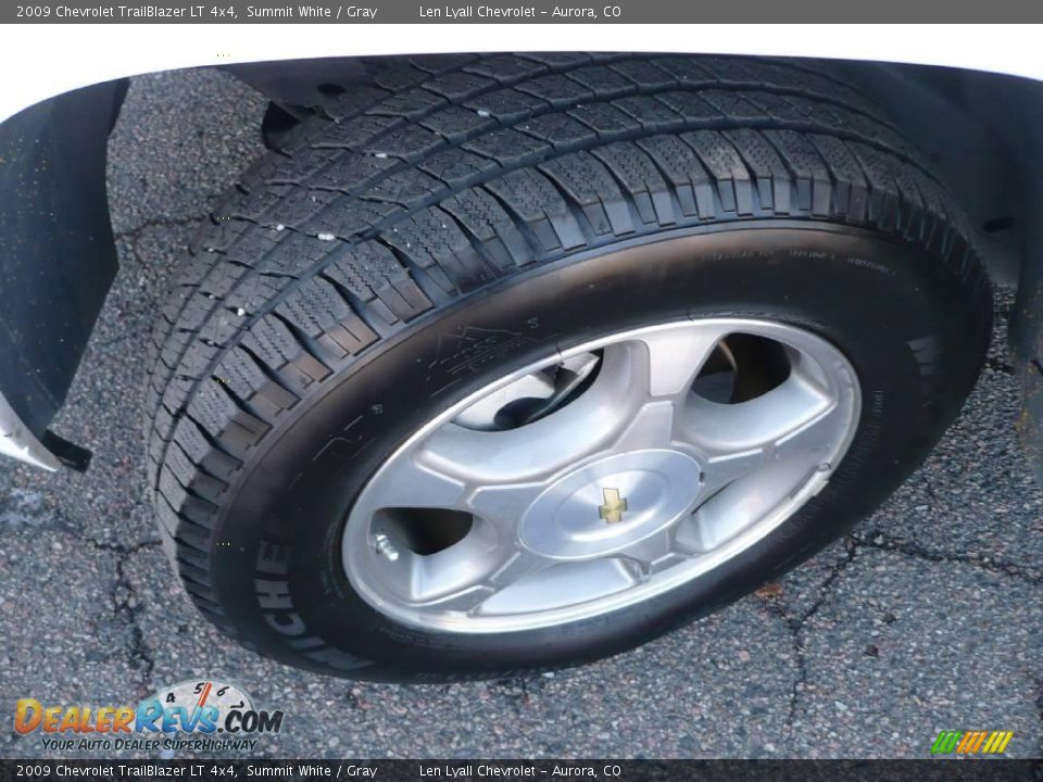 2009 Chevrolet TrailBlazer LT 4x4 Summit White / Gray Photo #24