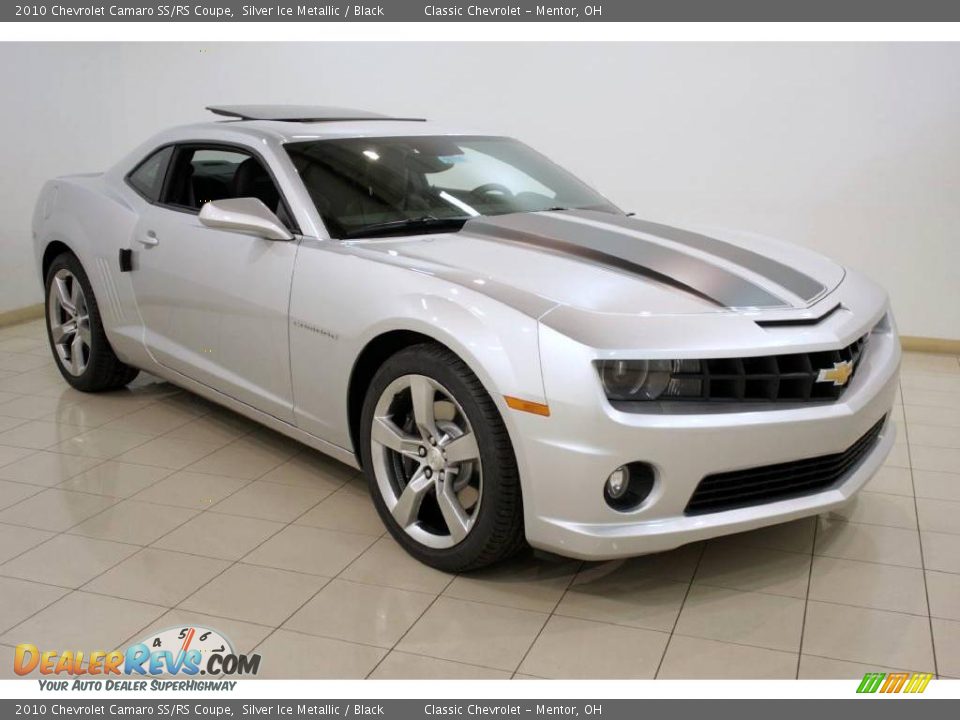 2010 Chevrolet Camaro SS/RS Coupe Silver Ice Metallic / Black Photo #1